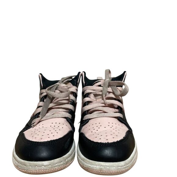 Nike Air Jordan Kids 1 Mid (PS) Atmosphere Infrared 640734 604 Size 2.5Y - Picture 3 of 7
